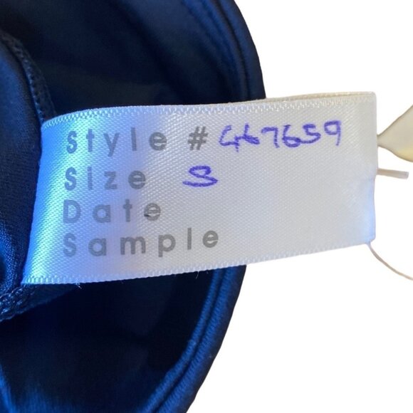 Bo City Yoga Pants S True Indigo High-Waisted Stretch Athletic Leggings By MAS I - Picture 3 of 6